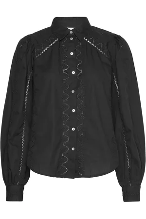 Y.A.S Kenora Ls Shirt S. Noos Tops Shirts Long-sleeved Black