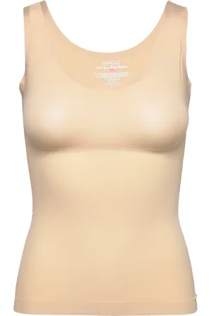 MAGIC Bodyfashion Magic Distinguished Tanktop Lingerie Shapewear Tops Cream