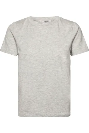 A-View Stabil Top S/S Tops T-shirts & Tops Short-sleeved Grey