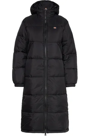 Dickies Alatna Long Topattu Pitkä Takki Black