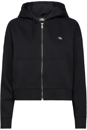 Dickies Oakport Zip Hoodie Tops Sweat-shirts & Hoodies Hoodies Black