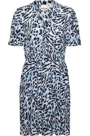 Ichi Ihmarrakech Aop Dr11 Lyhyt Mekko Blue