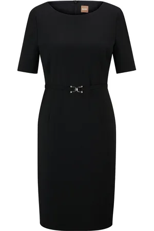 HUGO BOSS Daleah Polvipituinen Mekko Black