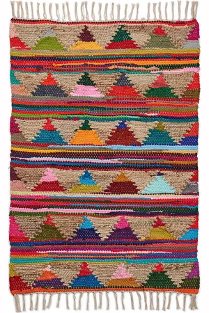 Bongusta Pyramid Chindi Rug Home Textiles Rugs & Carpets Cotton Rugs & Rag Rugs Multi/patterned