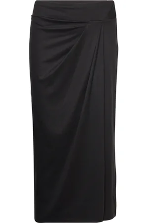 Max Mara Burano Polvipituinen Hame Black