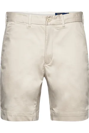 Ralph Lauren 9-Inch Tailored Fit Performance Short Sport Shorts Chinos Shorts Cream