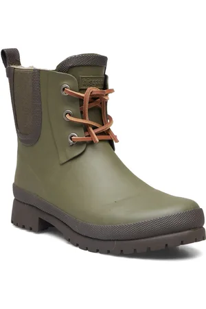 Bisgaard Rain Wool Shoes Rubberboots Low Rubberboots Lined Rubberboots Green