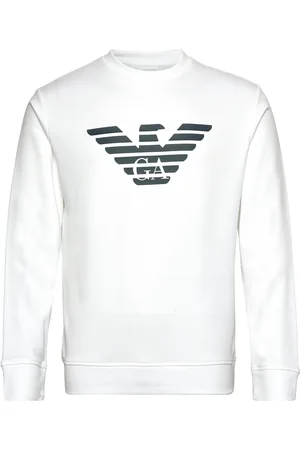 Emporio Armani Felpa Designers Sweat-shirts & Hoodies Sweat-shirts White