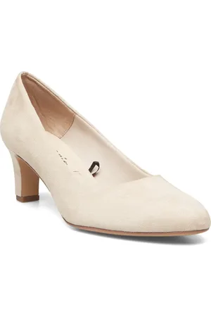 Tamaris Women Court Sho Shoes Heels Pumps Classic Cream