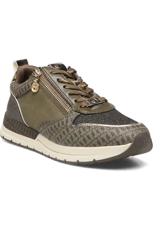 Tamaris Women Lace-Up Matalavartiset Sneakerit Tennarit Khaki Green