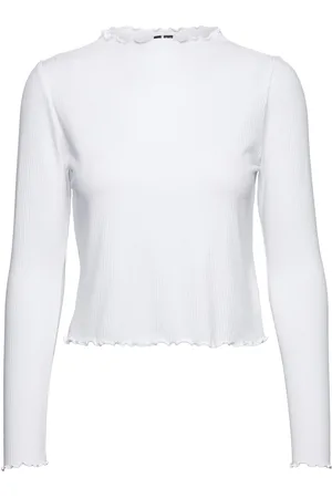 Pieces® Pcnicca Ls Top Jrs Noos Tops T-shirts & Tops Long-sleeved White