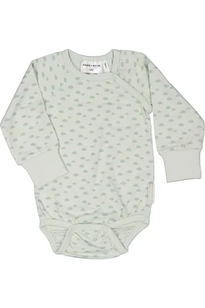 Geggamoja Bamboo Body Bodies Long-sleeved Green