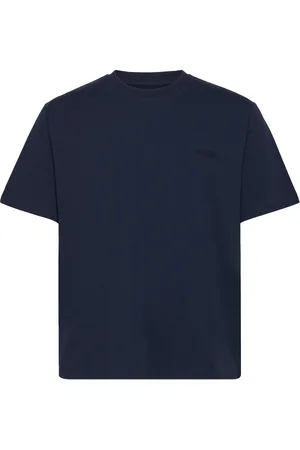 Woodbird Wbbaine Base Tee Designers T-shirts Short-sleeved Navy