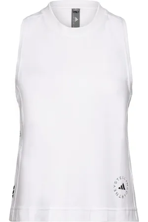 adidas Asmc Logo Tk Tops T-shirts & Tops Sleeveless White