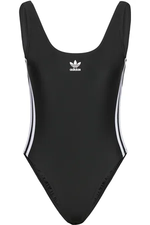 adidas Adicolor 3 Stripes Swimsuit Sport Swimsuits Black