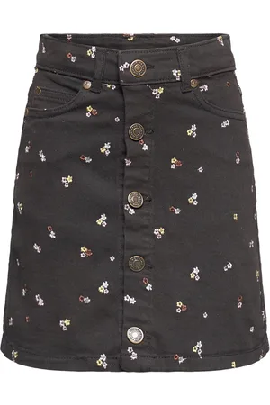 The New Tnhellen Denim Skirt Dresses & Skirts Skirts Denim Skirts Black