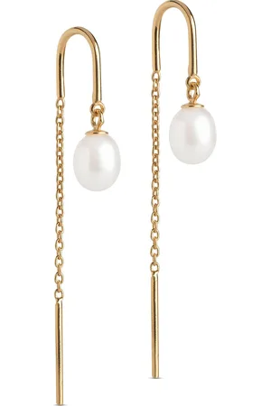 Enamel Eleanor Pearl Earring Korvakoru Korut Gold