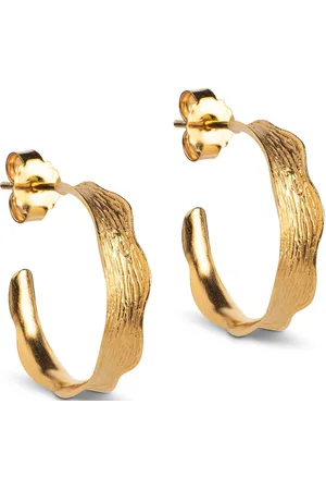 Enamel Ane Small Hoops Accessories Jewellery Earrings Hoops Gold