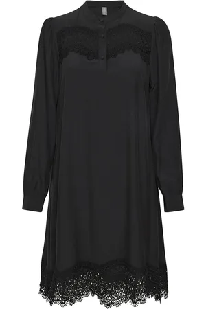 Culture Cutiffany Dress Dresses Shirt Dresses Black