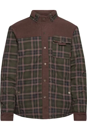 Swedteam Crest Pile Shirt Sport Shirts Casual Brown