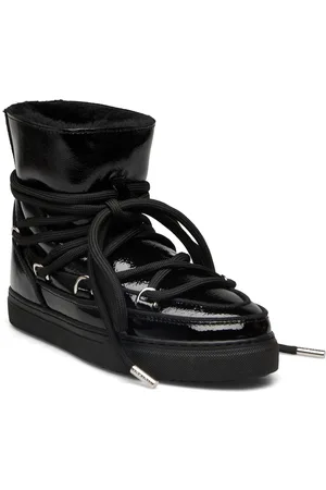 INUIKII Full Leather Naplack Shoes Wintershoes Black