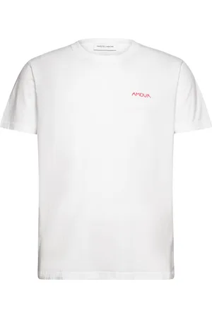 Maison Labiche Popincourt Amour /Gots Designers T-shirts Short-sleeved White