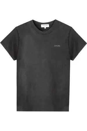Maison Labiche Popincourt Amore /Gots Designers T-shirts Short-sleeved Black