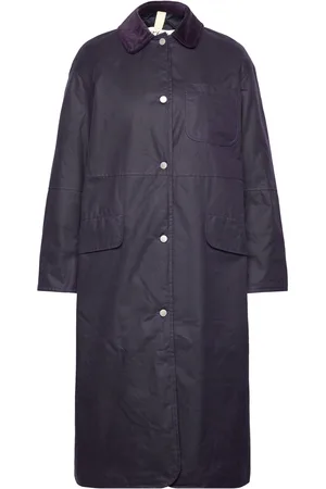 Brixtol Joan Jett Padded Topattu Pitkä Takki Navy