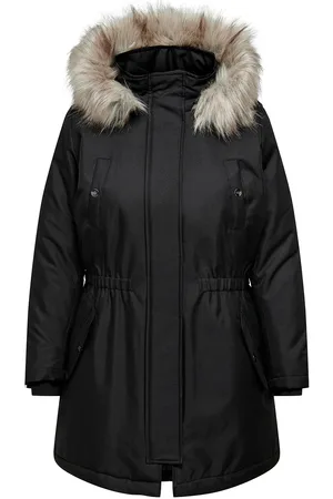 ONLY Carirena Parka Coat Otw Outerwear Parka Coats Black
