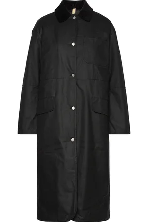 Brixtol Joan Jett Padded Topattu Pitkä Takki Black