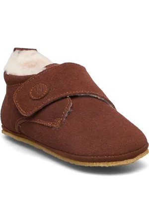 WHEAT Taj Wool Indoor Shoe Aamutossut Sisäkengät Brown