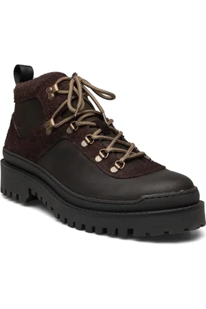 ANGULUS Boots - Flat - With Laces Nyörisaappaat Brown