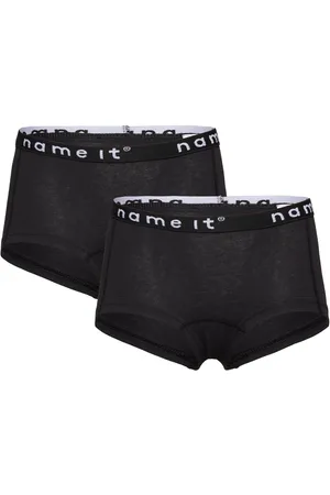NAME IT Nkfhipster 2P Noos Night & Underwear Underwear Panties Black