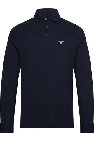 Barbour Firbank Ls Pol Designers Polos Long-sleeved Navy