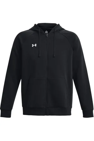 Under Armour Ua Rival Fleece Fz Hoodie Sport Sweat-shirts & Hoodies Hoodies Black