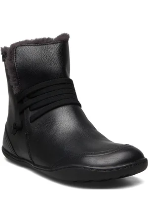 Camper Peu Cami Shoes Boots Ankle Boots Ankle Boots Flat Heel Black