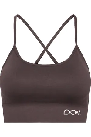 Drop Of Mindfulness Trinity Lingerie Bras & Tops Sports Bras - All Brown