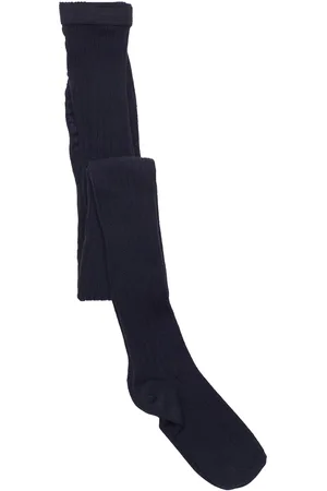 mp Denmark Tights Cotton Rib Sukkahousut Navy