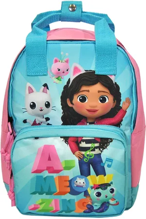 Gabbys Dollhouse Small Backpack Accessories Bags Backpacks Blue