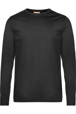 MOS MOSH Gallery Mmgperry Ls O-Neck Tee Tops T-shirts Long-sleeved Black