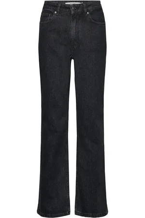 Gestuz Luciegz Hw Straight Jeans Noos Bottoms Jeans Straight-regular Grey