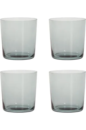 aida Raw Glass - Vandglas Smoke 4 Stk 37 Cl Sleeve Pakning Home Tableware Glass Drinking Glass Nude