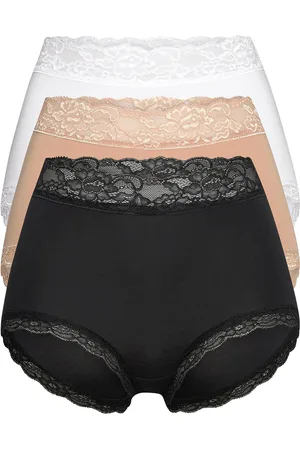 Lindex Brief 3 Pack Emelie Lace High Hipsterit Alushousut Alusvaatteet