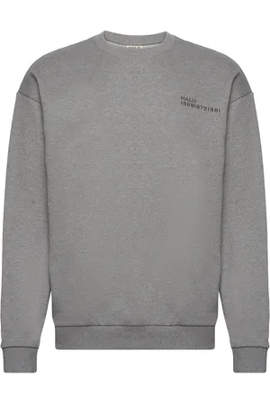 Black Halo Essential Crew Sport Sweat-shirts & Hoodies Sweat-shirts Grey