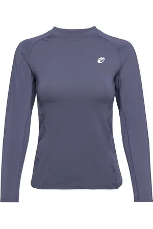 ZEBDIA Women L/S Baselayer Sport Base Layer Tops Navy