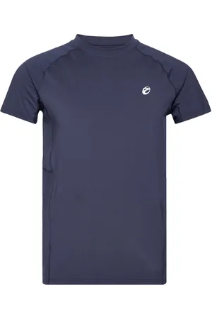 ZEBDIA Men S/S Baselayer Sport Base Layer Tops Navy