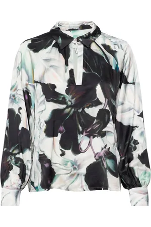Munthe Ebona Tops Blouses Long-sleeved Black