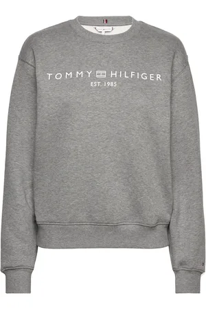 Tommy Hilfiger Mdrn Reg Corp Logo C-Nk Swtshrt Tops Sweat-shirts & Hoodies Sweat-shirts Grey