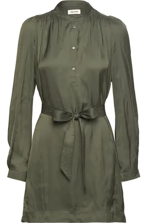 Zadig & Voltaire Ritchin Satin Lyhyt Mekko Green
