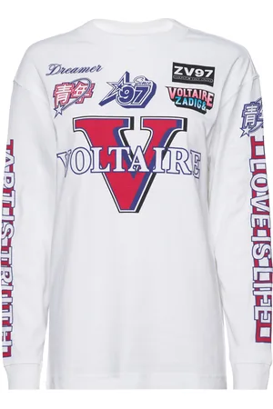 Zadig & Voltaire Noane Voltaire Multibadge Tops Sweat-shirts & Hoodies Sweat-shirts White